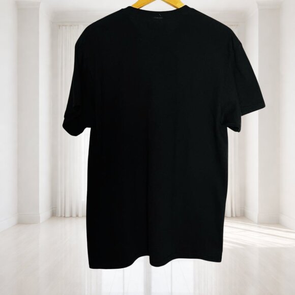 Spencer’s “Not Today Satan” Graphic Tee Black Cotton Statement Shirt Size Large - Picture 5 of 9